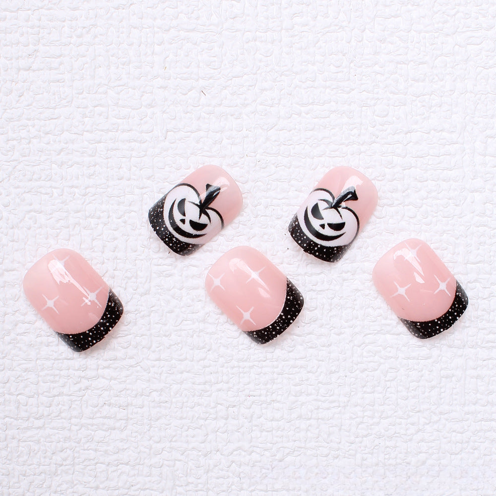 Wholesale 24 Pieces/box Halloween Press-on Nails Kits Nail Stickers ACC-NS-XingNai020