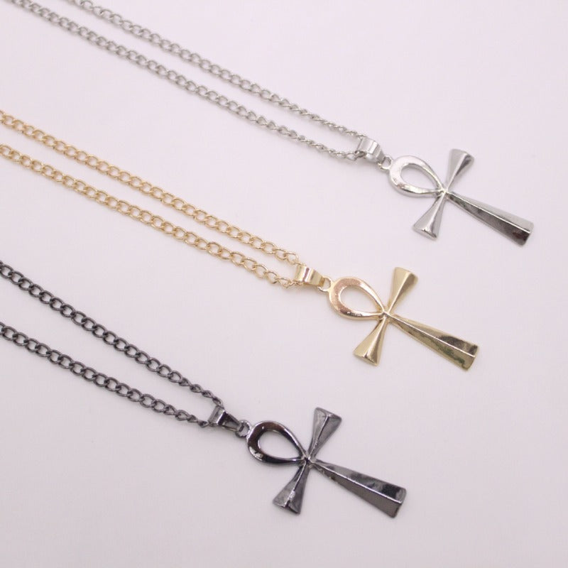 Wholesale Glossy Cross Necklace for Men ACC-NE-LvPai001