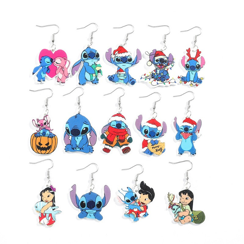 Wholesale Cartoon Anime Acrylic Earrings ACCVIP-ES-Boshuo001