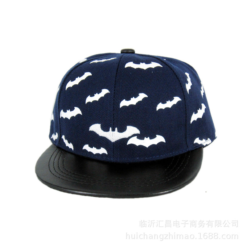 Wholesale Bat Print Kids Hat Baseball Cap ACC-KH-Huic003