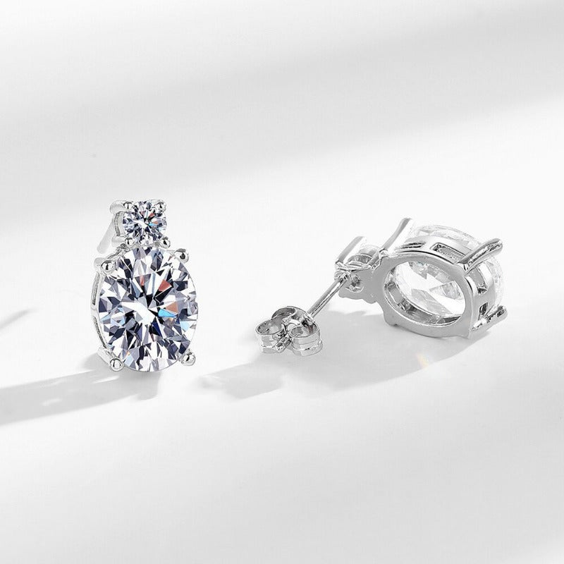 Wholesale Diamond Tassel White Zirconia Earrings ACC-ES-MeiLi001