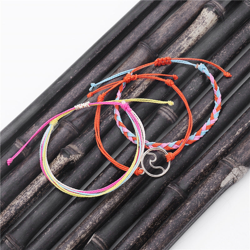 Wholesale Boho Braided Bracelet Set