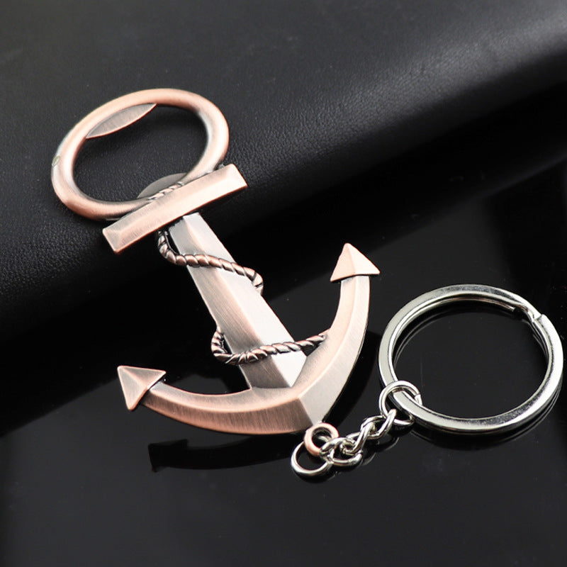 Wholesale Nautical Rudder Bottle Opener Alloy Keychain