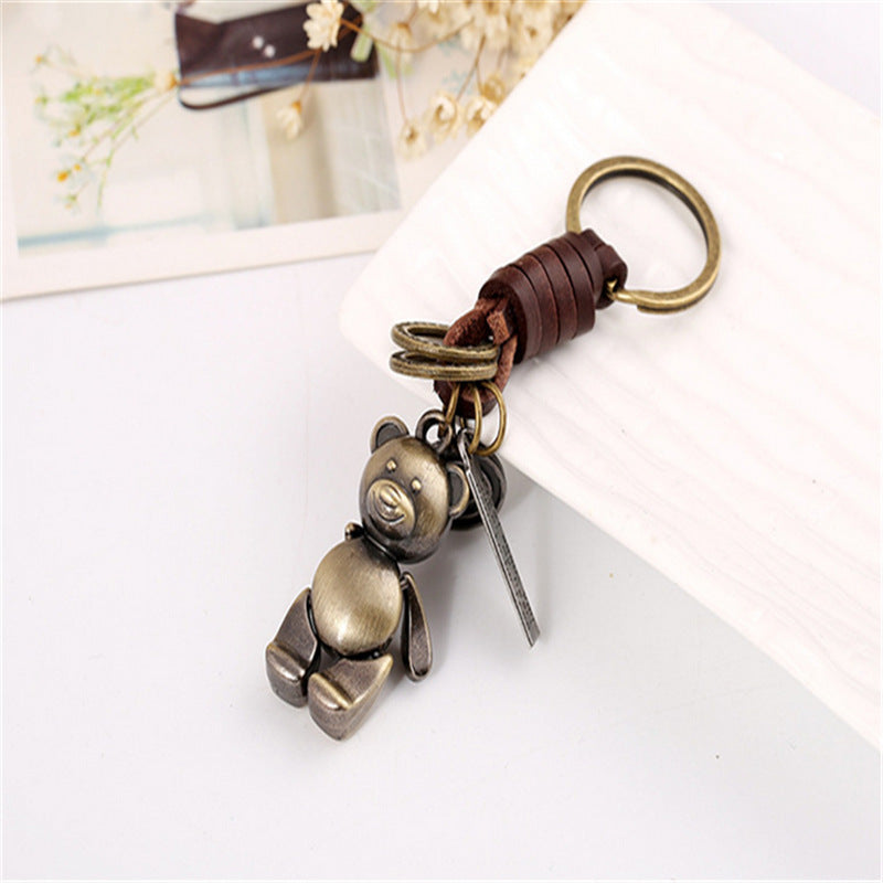 Wholesale  Alloy Cartoon Bear Keychain