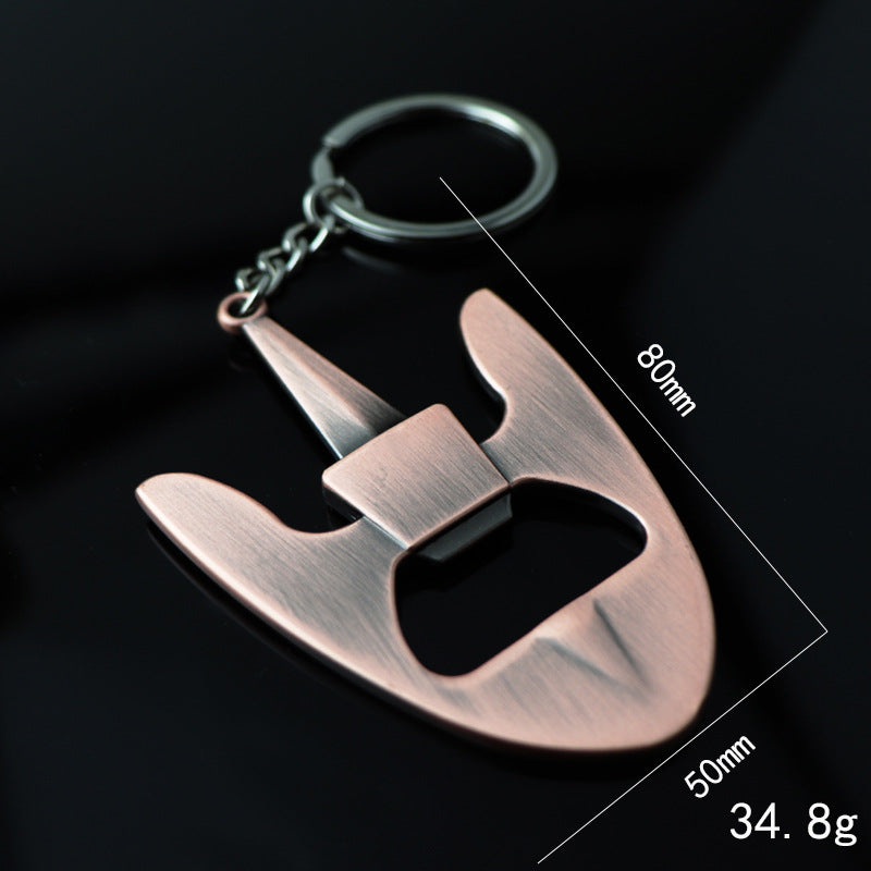 Wholesale Nautical Rudder Bottle Opener Alloy Keychain