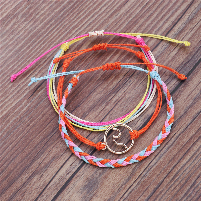 Wholesale Boho Braided Bracelet Set