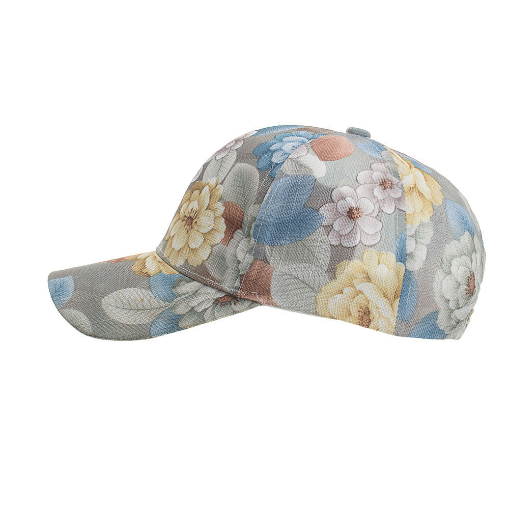 Wholesale Floral Lace Print Baseball Cap For Women Summer Outdoor Sun Hat Fashion Accessory Gift