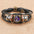 Wholesale Retro Multi-Layer Beaded Twelve Constellations Time Gem Leather Bracelet