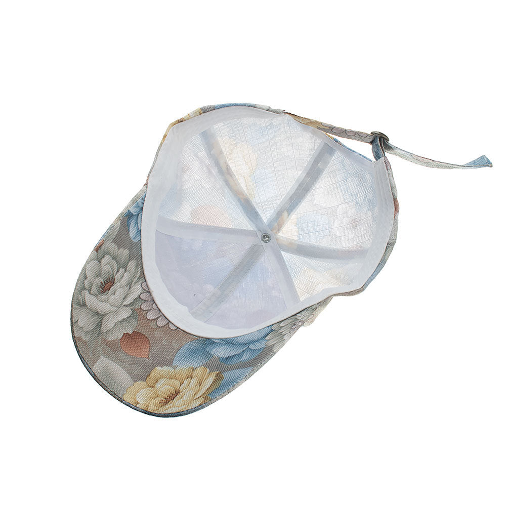 Wholesale Floral Lace Print Baseball Cap For Women Summer Outdoor Sun Hat Fashion Accessory Gift
