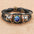 Wholesale Retro Multi-Layer Beaded Twelve Constellations Time Gem Leather Bracelet