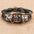 Wholesale Retro Multi-Layer Beaded Twelve Constellations Time Gem Leather Bracelet