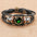 Wholesale  Twelve Zodiac Signs Time Bracelet Vintage Green Patina Copper Tube Bracelet