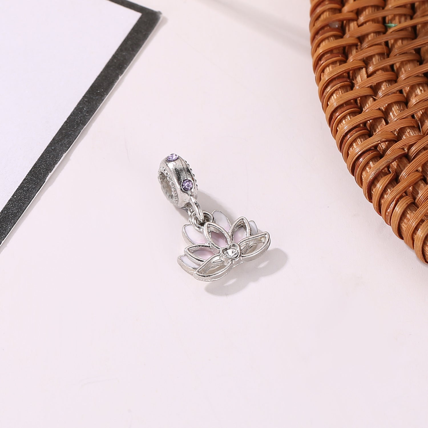 Wholesale 20PCS Lotus Bracelet Spacer charms