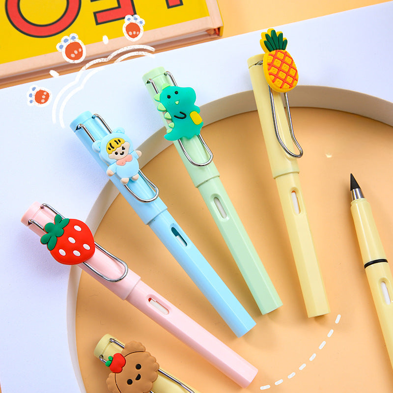 Wholesale Cartoon Black Technology No Need To Sharpen Pencils No Ink Eternal Pencils Plastic Pencil ACC-PL-GangS001