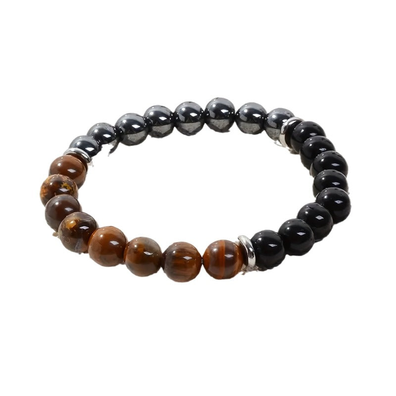 Wholesale Tiger Eye Obsidian Black Gallstone Bracelet ACC-BT-XiaoDu003