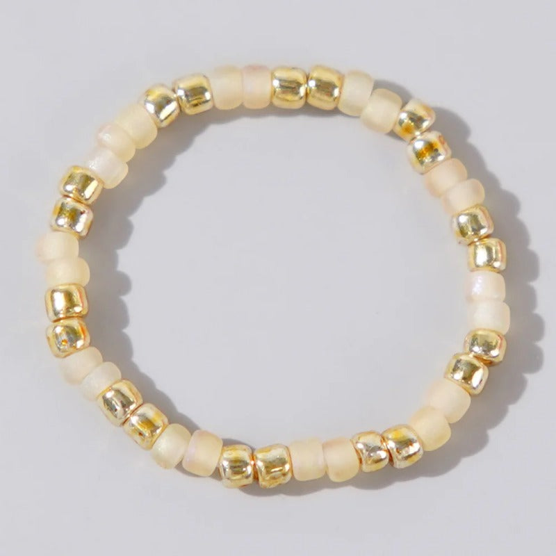 Wholesale Bohemian Rice Bead Rings ACC-RS-GWL002