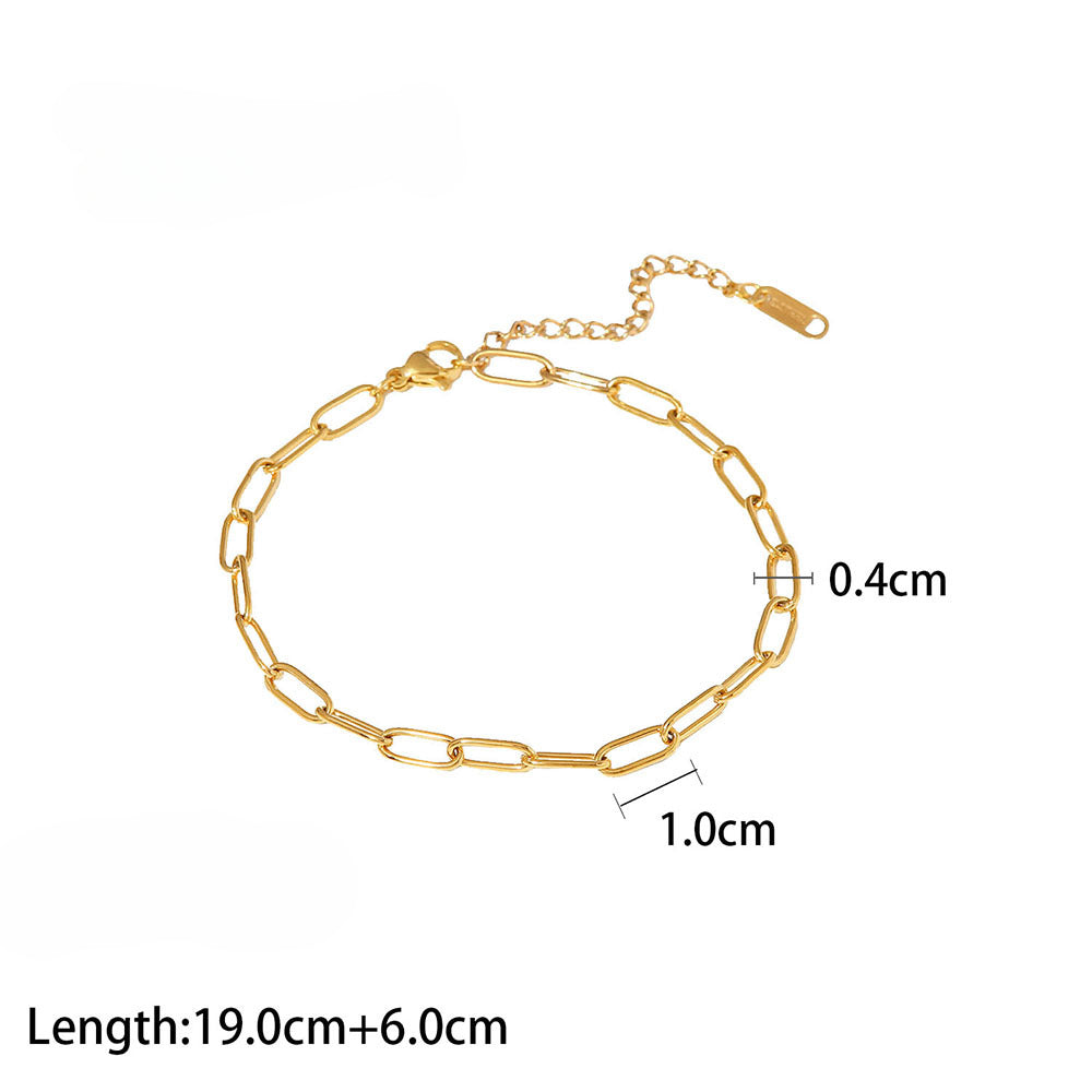 Wholesale Vintage Cross Anklet Titanium Steel Anklets ACC-AS-JD001