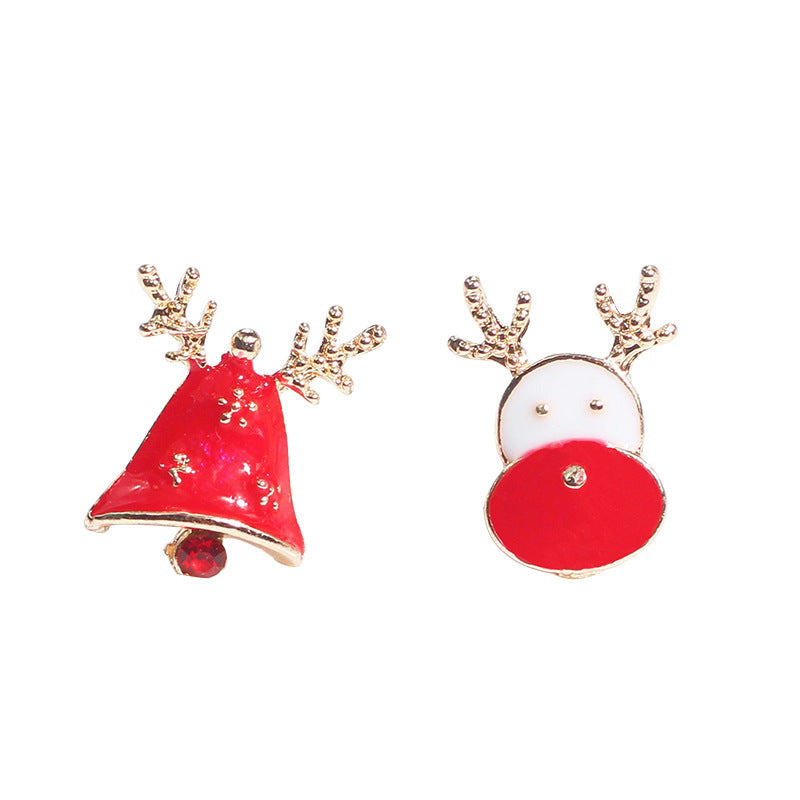Wholesale Christmas Elk Christmas Tree Snowman Earrings ACC-ES-MDD058