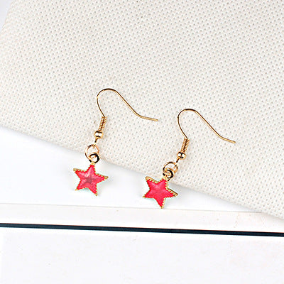 Wholesale Blue Starry Sky Planet Earrings Long Metal Earrings ACC-ES-Lvgong006