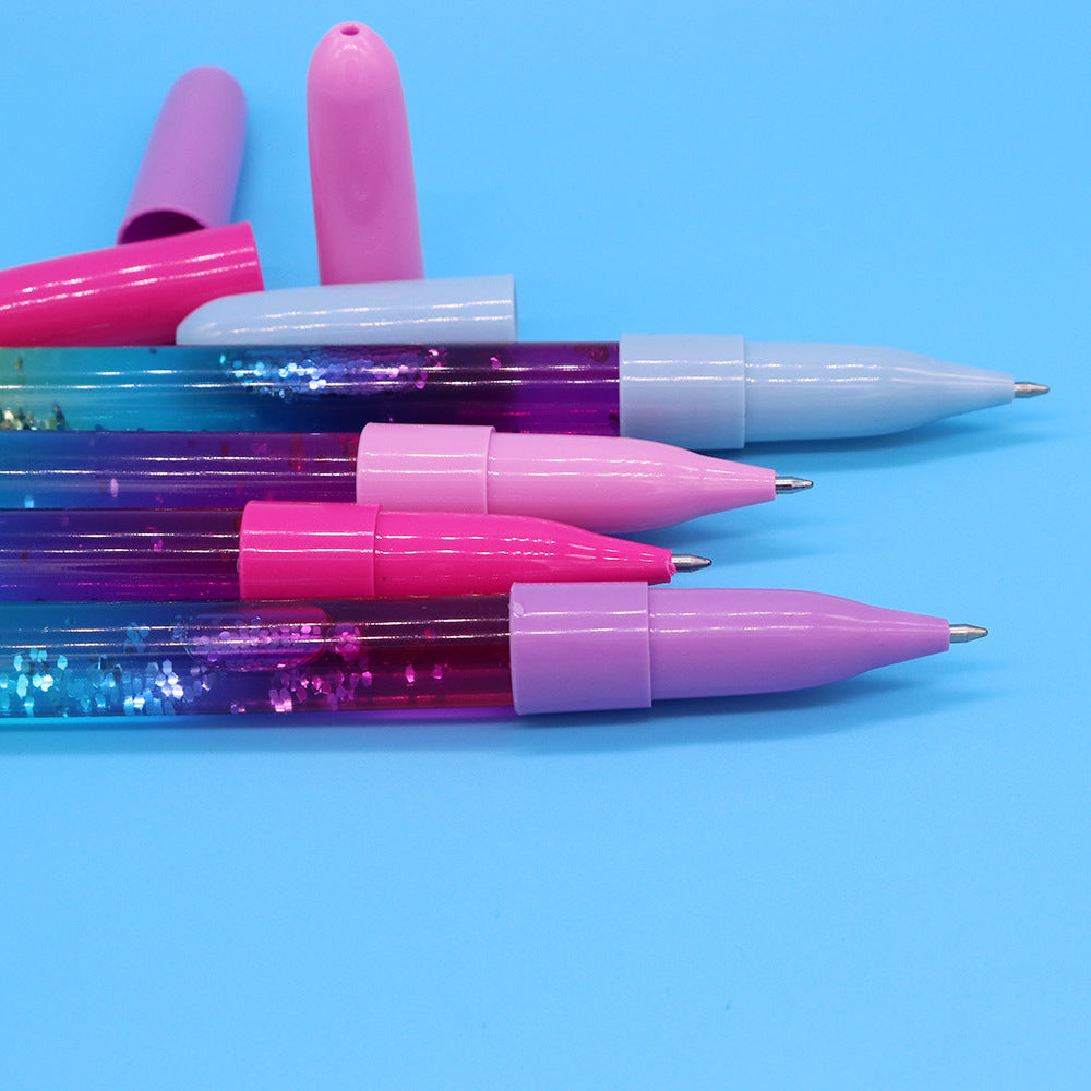 Wholesale  colorful quicksand pen ballpoint pen