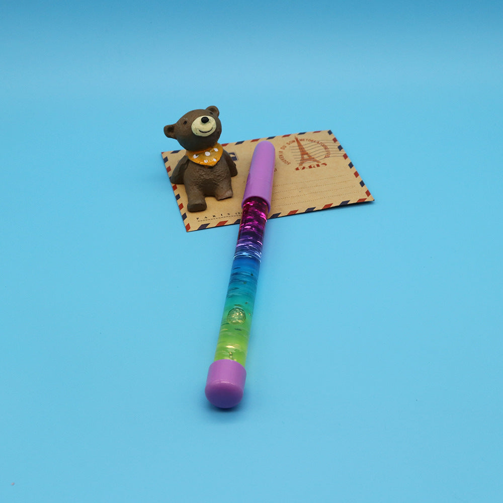 Wholesale  colorful quicksand pen ballpoint pen