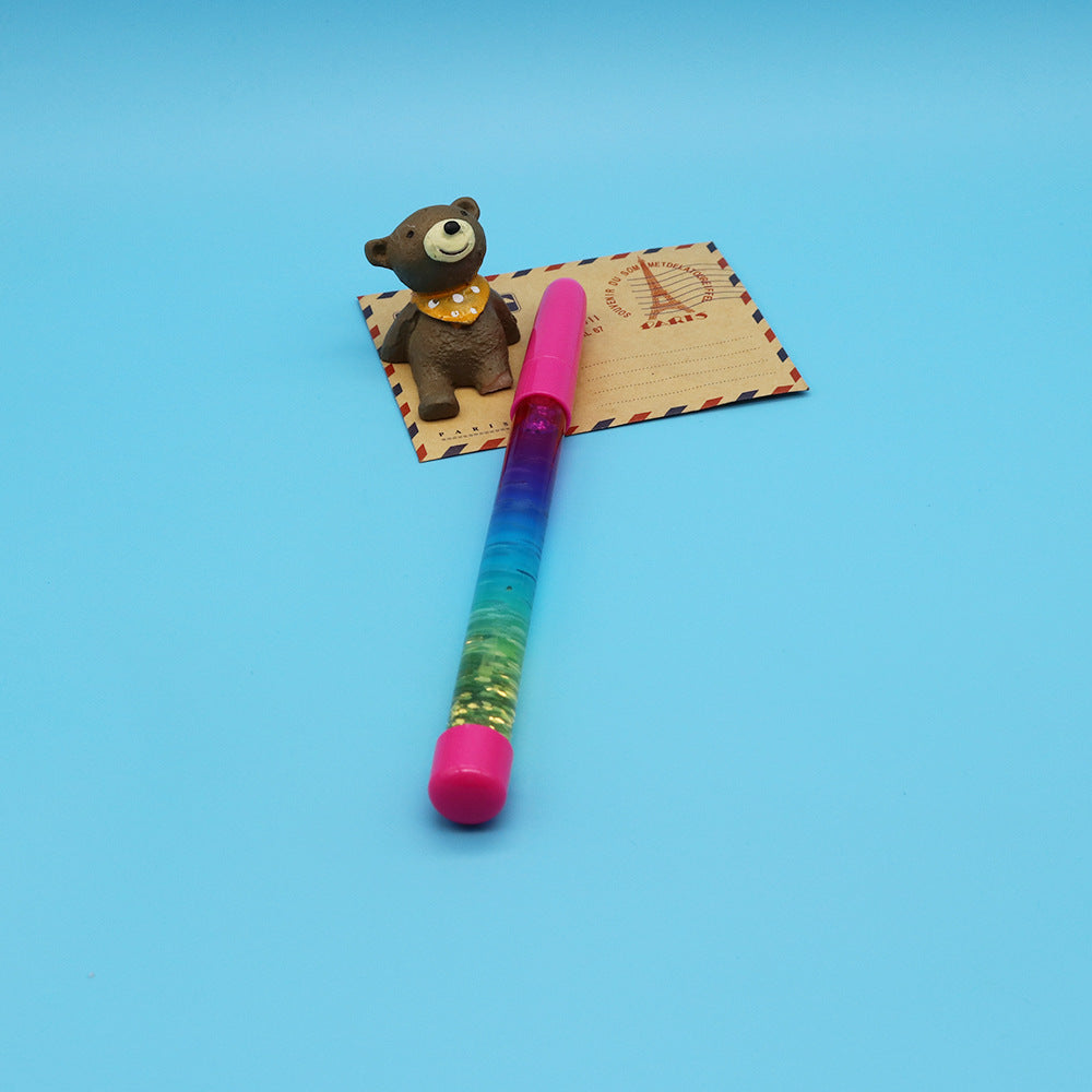 Wholesale  colorful quicksand pen ballpoint pen