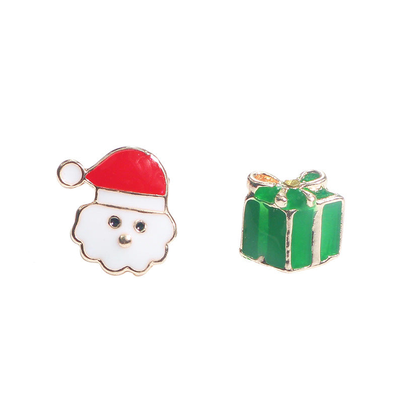 Wholesale Christmas Elk Christmas Tree Snowman Earrings ACC-ES-MDD058