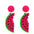 Wholesale Creative Fruit Acrylic Party Earrings