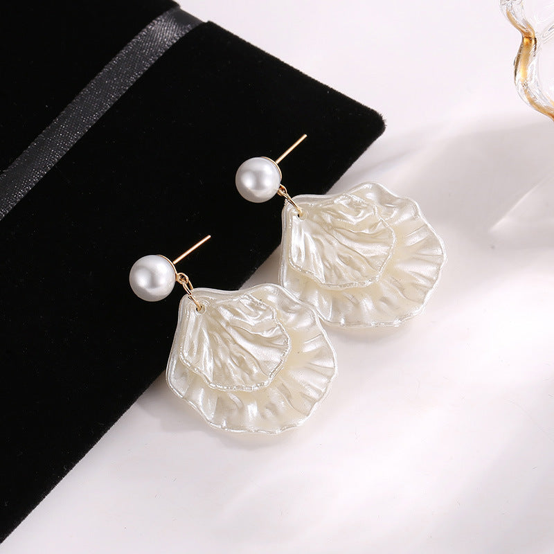 Wholesale Pearl Shell Ladies Earrings Pearl Earrings ACC-ES-MY016