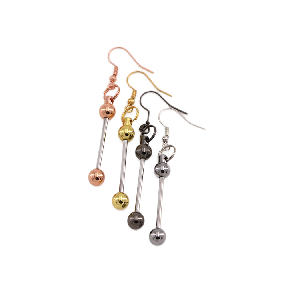 Wholesale Beadable Earrings Bars DIY Beaded Earrings ACC-ES-BF001