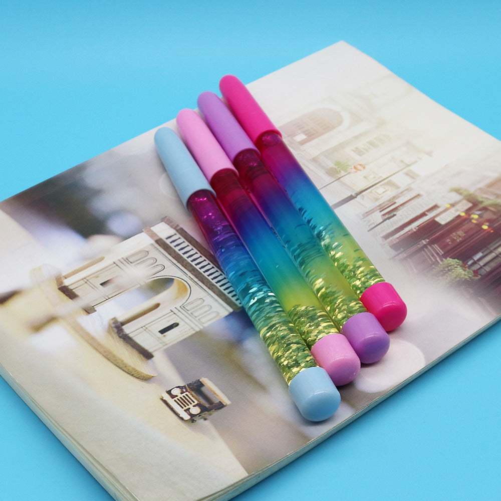 Wholesale  colorful quicksand pen ballpoint pen