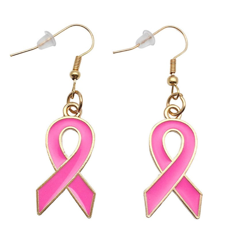 Wholesale Rose Red Ribbon Earrings ACC-ES-Luneng001