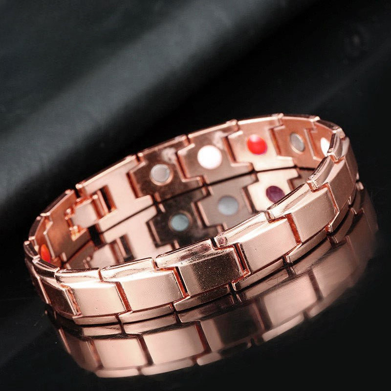 Wholesale Detachable Magnet Bracelet Alloy for Couples ACC-BT-YunJin004