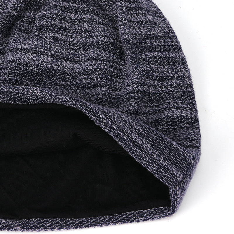 Wholesale Knitted Hat Warm Ear Protection Mixed Color Stripe Hat ACC-HT-RongZhao011