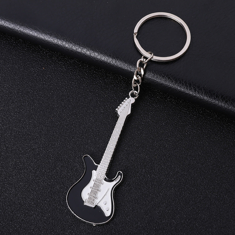 Wholesale Zinc Alloy Metal Enamel Guitar Keychains ACC-KC-MengOu002