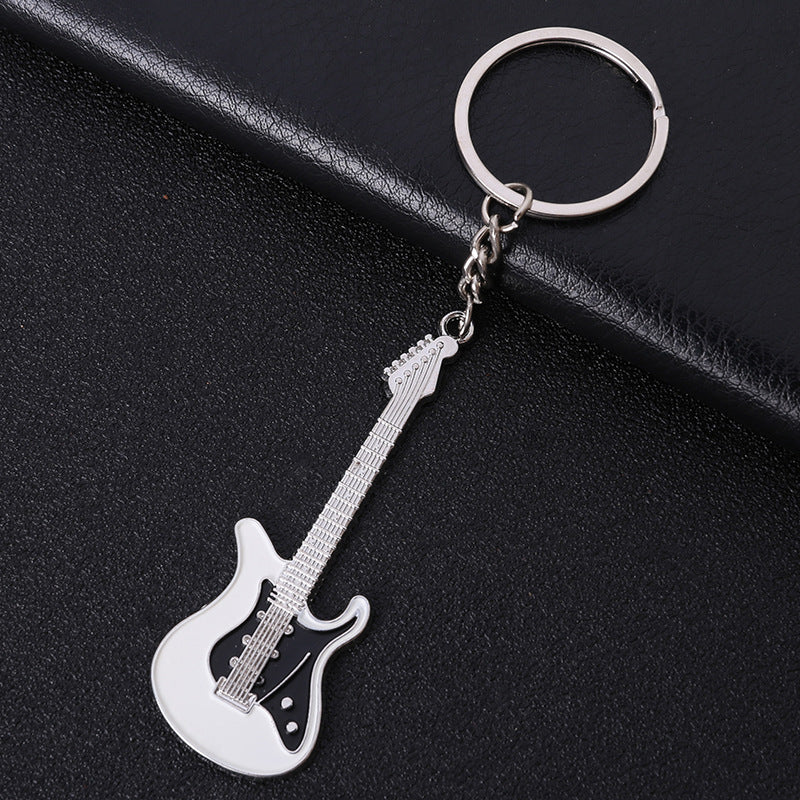 Wholesale Zinc Alloy Metal Enamel Guitar Keychains ACC-KC-MengOu002