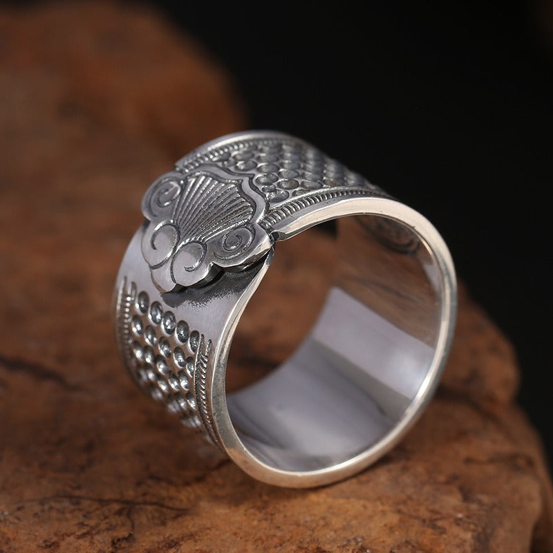 Wholesale Retro Men's Lucky Cloud Ring ACC-RS-YuMei015