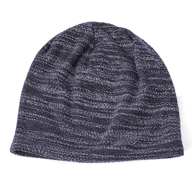 Wholesale Knitted Hat Warm Ear Protection Mixed Color Stripe Hat ACC-HT-RongZhao011