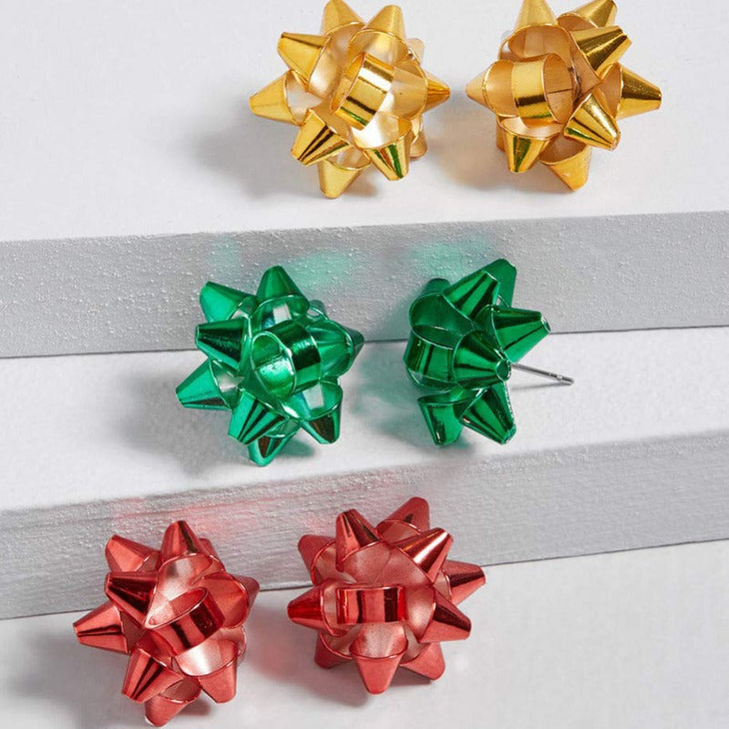 Wholesale Christmas Bow Earrings ACC-ES-XingHe003