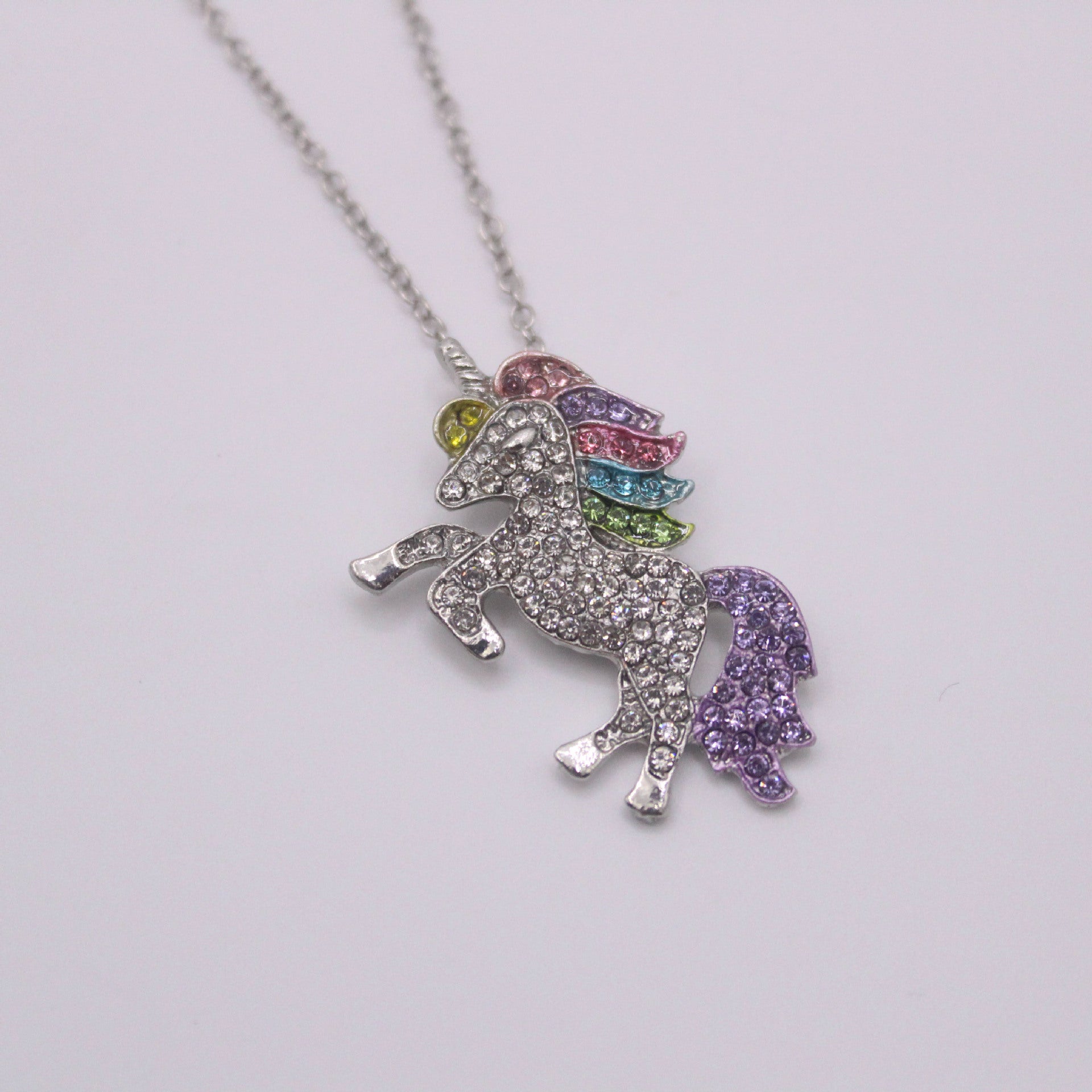 Wholesale Pegasus Necklace Micro Diamond Unicorn Pendant Sweater Chain ACC-NE-LvPai002