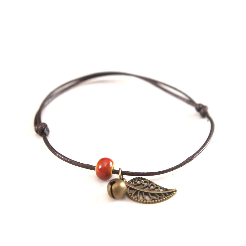 Wholesale Bohemian Retro  Leaf Bracelet Jewelry
