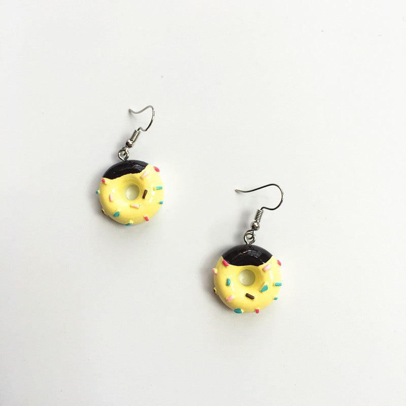 Wholesale Cute Simulation Thousand Layer Cake Donut Earrings ACC-ES-ChouT009
