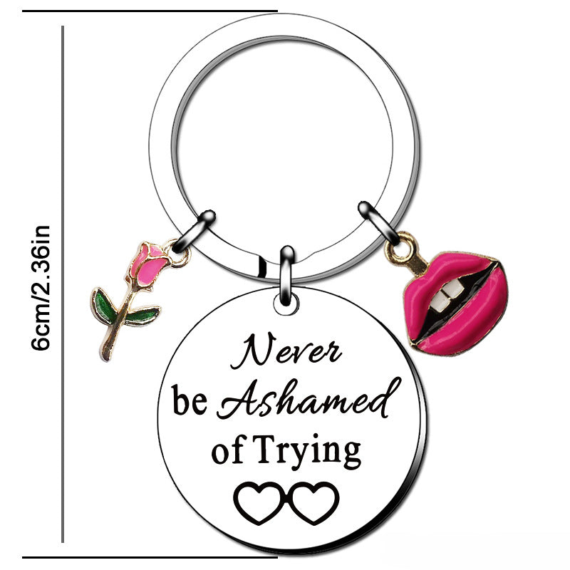 Wholesale Fan Metal Stainless Steel Keychain ACC-KC-MeiXin012