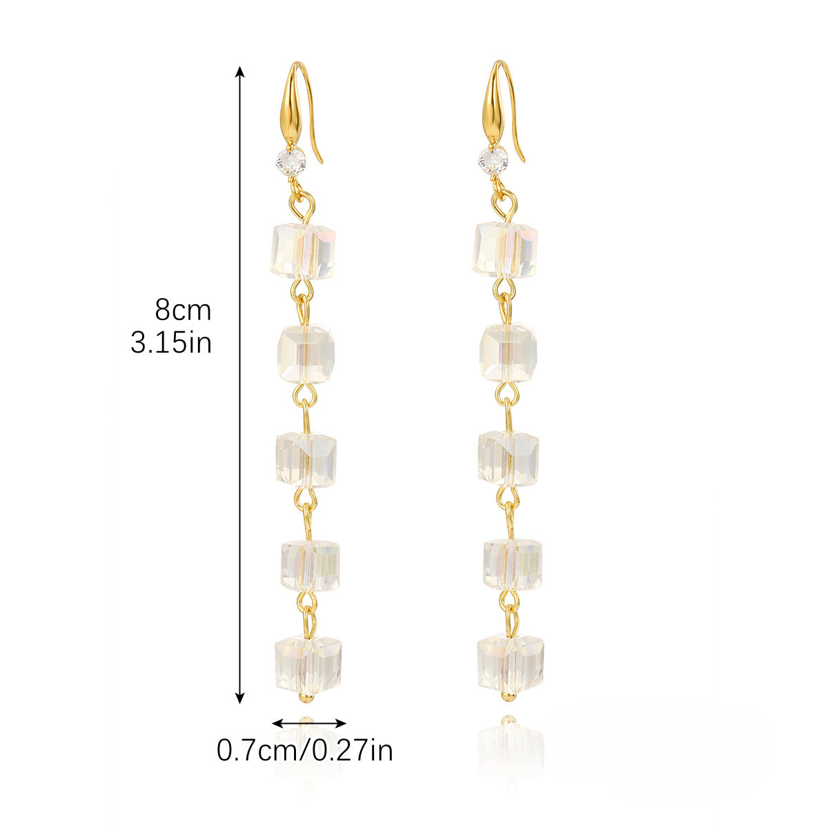 Wholesale Grape Cluster Zircon Crystal Earrings ACC-ES-ManYi012