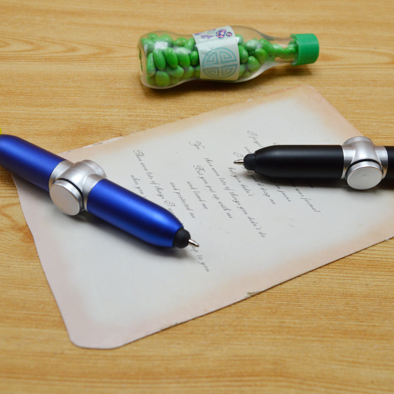Wholesale  Led creative decompression pen multi-function fingertip gyro ballpoint pen