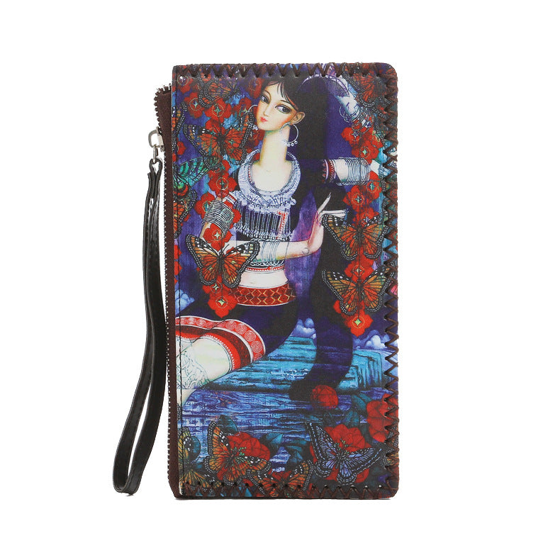 Wholesale Ethnic Style Hand Wallet Zipper Wallet ACC-WT-Mengs005