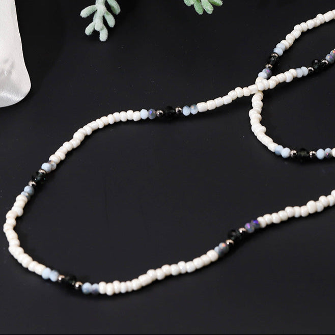Wholesale  elegant  simple long beaded necklace