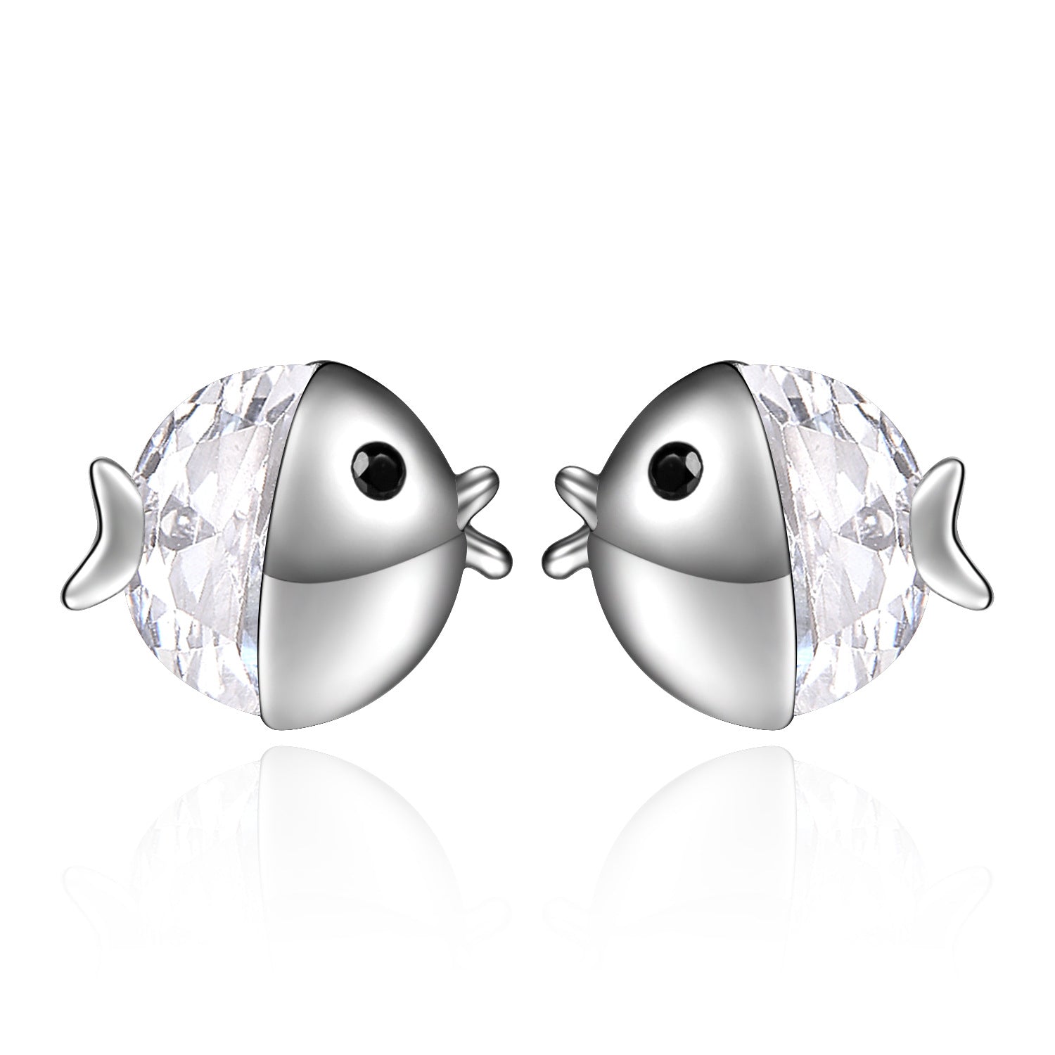 Wholesale Simple Small Fresh 925 Sterling Silver Earrings