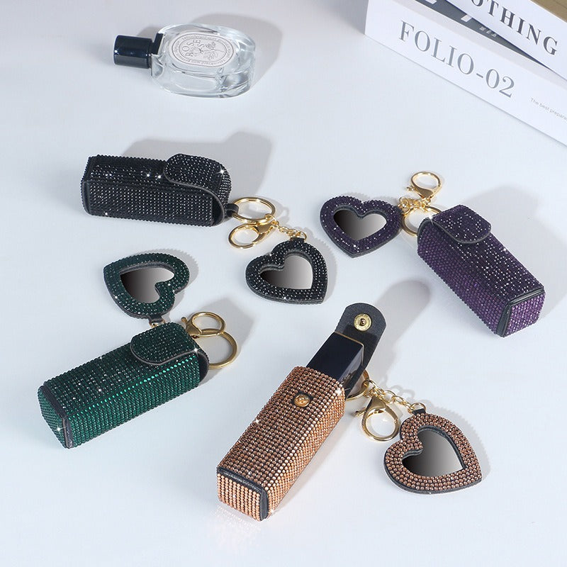 Wholesale Portable Lipstick Bag Keychains ACC-KC-RuiJie006