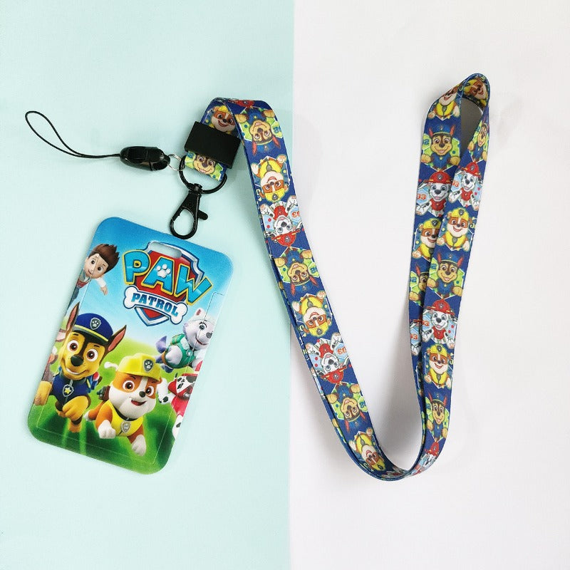 Wholesale Anime Cute Puppy Card Holder Floating Lanyard Keychain ACCVIP-KC-AShi002